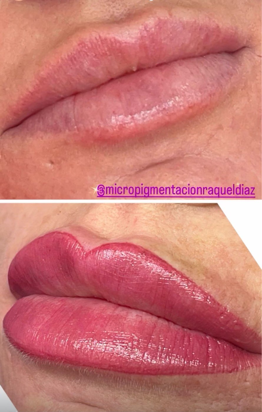 Micropigmentación de labios: resultado