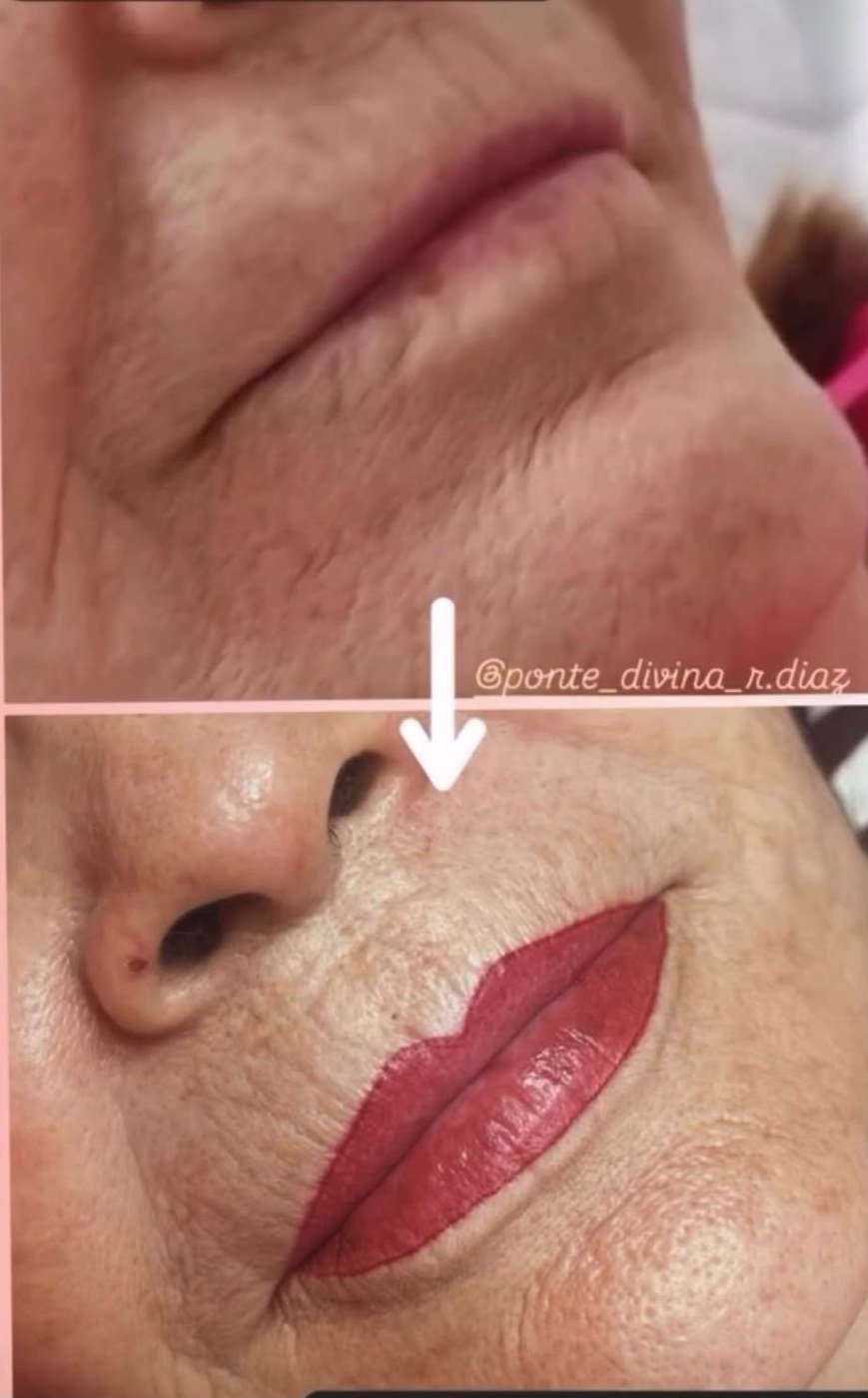 Micropigmentación de labios: antes y después
